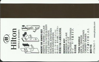 Hotel Keycard Hilton Generic Back