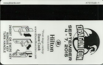 Hotel Keycard Hilton Generic Back
