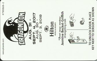 Hotel Keycard Hilton Generic Back