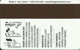 Hotel Keycard Hilton Generic Back