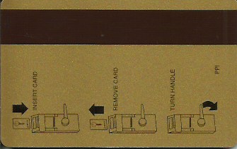 Hotel Keycard Hilton Anaheim U.S.A. Back