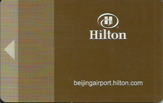 Hotel Keycard Hilton Beijing China Front