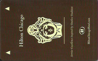 Hotel Keycard Hilton Chicago U.S.A. Front
