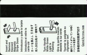 Hotel Keycard Hilton Chicago U.S.A. Back