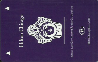 Hotel Keycard Hilton Chicago U.S.A. Front