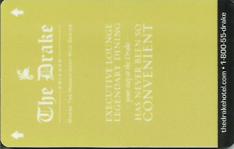 Hotel Keycard Hilton Chicago U.S.A. Front