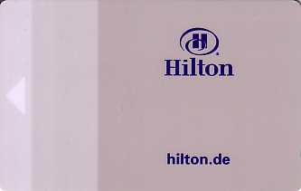 Hotel Keycard Hilton  Germany Front