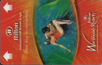 Hotel Keycard Hilton Dalaman Turkey Front