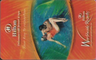 Hotel Keycard Hilton Dalaman Turkey Front