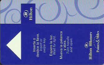 Hotel Keycard Hilton Guadalajara Mexico Front