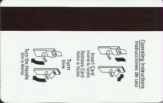 Hotel Keycard Hilton Guadalajara Mexico Back