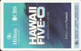 Hotel Keycard Hilton Hawai (State) U.S.A. (State) Front