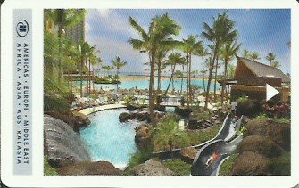 Hotel Keycard Hilton Hawai (State) U.S.A. (State) Front