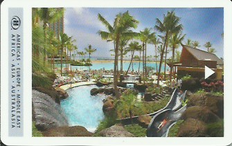 Hotel Keycard Hilton Hawai (State) U.S.A. (State) Front