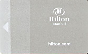 Hotel Keycard Hilton Istanbul Turkey Front