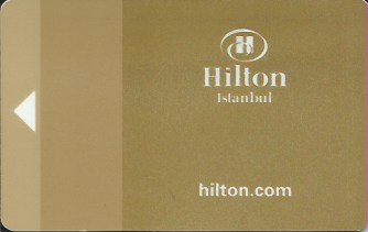 Hotel Keycard Hilton Istanbul Turkey Front