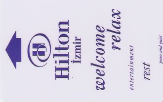 Hotel Keycard Hilton Izmir Turkey Front