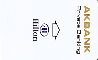 Hotel Keycard Hilton Izmir Turkey Front