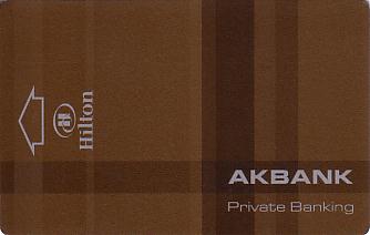 Hotel Keycard Hilton Kayseri Turkey Front