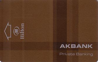 Hotel Keycard Hilton Konya Turkey Front