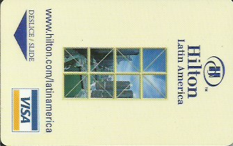 Hotel Keycard Hilton Latin America  Front