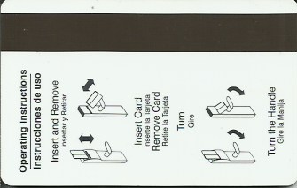Hotel Keycard Hilton Mexico City Mexico Back