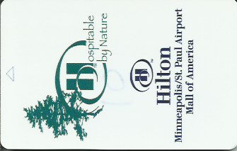 Hotel Keycard Hilton Minneapolis U.S.A. Front