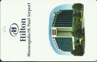 Hotel Keycard Hilton Minneapolis U.S.A. Front