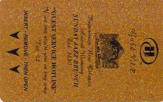 Hotel Keycard Hilton New Orleans U.S.A. Front