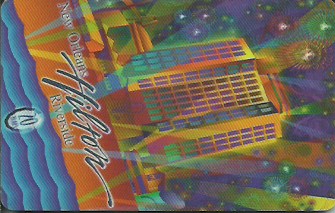 Hotel Keycard Hilton New Orleans U.S.A. Front