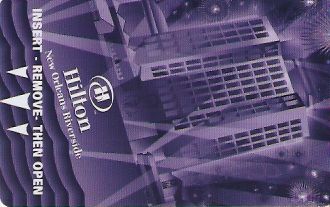 Hotel Keycard Hilton New Orleans U.S.A. Front