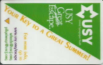 Hotel Keycard Hilton New Orleans U.S.A. Front