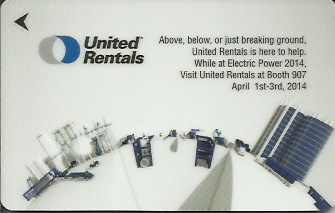 Hotel Keycard Hilton New Orleans U.S.A. Front