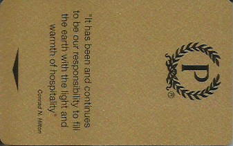 Hotel Keycard Hilton Palmer House U.S.A. Front