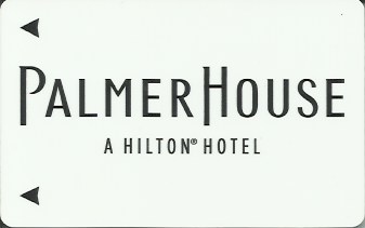 Hotel Keycard Hilton Palmer House U.S.A. Front