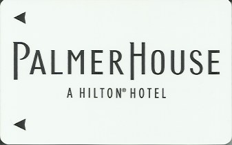 Hotel Keycard Hilton Palmer House U.S.A. Front