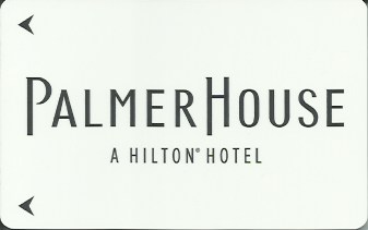 Hotel Keycard Hilton Palmer House U.S.A. Front