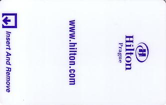 Hotel Keycard Hilton Prague Czech Republic Front