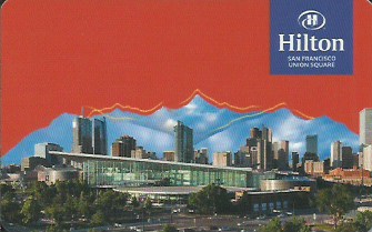 Hotel Keycard Hilton San Francisco U.S.A. Front