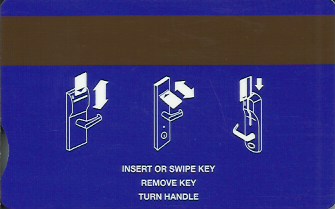 Hotel Keycard Hilton  United Kingdom Back
