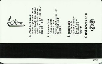 Hotel Keycard Hilton Waikoloa U.S.A. Back