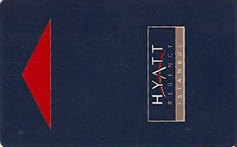 Hotel Keycard Hyatt Istanbul Turkey Front