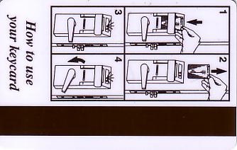 Hotel Keycard Ibis Generic Back
