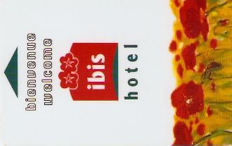 Hotel Keycard Ibis Generic Front