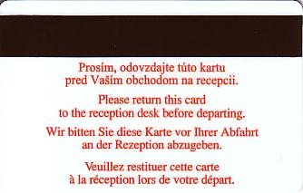 Hotel Keycard Ibis Generic Back