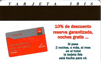 Hotel Keycard Ibis Generic Back