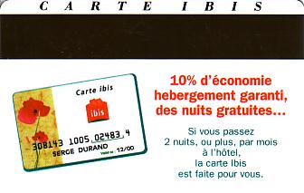 Hotel Keycard Ibis Generic Back