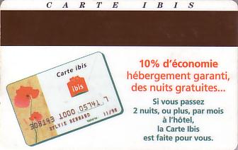 Hotel Keycard Ibis Generic Back