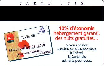 Hotel Keycard Ibis Generic Back
