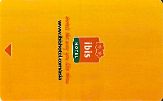 Hotel Keycard Ibis Generic Front